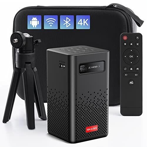 EKASN プロジェクター小型，1080P ミニ スマホ対応 wifi接続 bluetooth