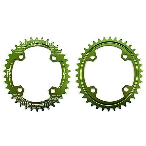 Upanbike 狭い ワイド 楕円形 シングル 自転車チェーンリング 104mm d 38t グリーン チャンスaa 通販 Yahoo ショッピング