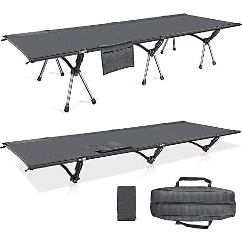 時間指定不可 キャンプ コット2way 撥 通気性 寝心地 組み立て簡単 アウトドア用折りたたみ式 180kg高耐荷重 コンパクト 軽量 コット Kleerlijk Com