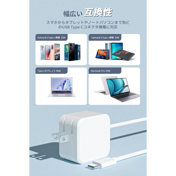 Macbook Pro 充電器 交換用 小型 Type-C PD対応 67w ノートパソコン