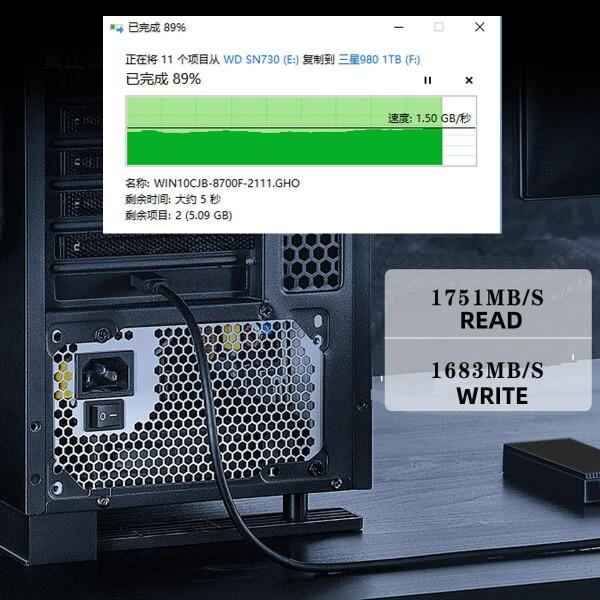 CYカードUSB 3.2 Gen 2 Type-C 20 Gbps USB-CからPCI-E 4 Xデスクトップボード用クイックアダプタ_4