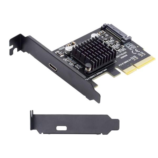 CYカードUSB 3.2 Gen 2 Type-C 20 Gbps USB-CからPCI-E 4 Xデスクトップボード用クイックアダプタ_7