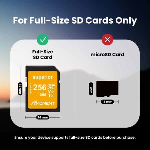 MMOMENT SDカード 256GB メモリーカード 4K動画対応 / デジタルカメラ 