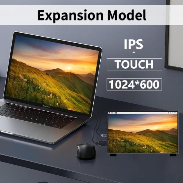 GeeekPi 7インチ タッチスクリーンディスプレイ 1024x600 IPS LCD HDMI