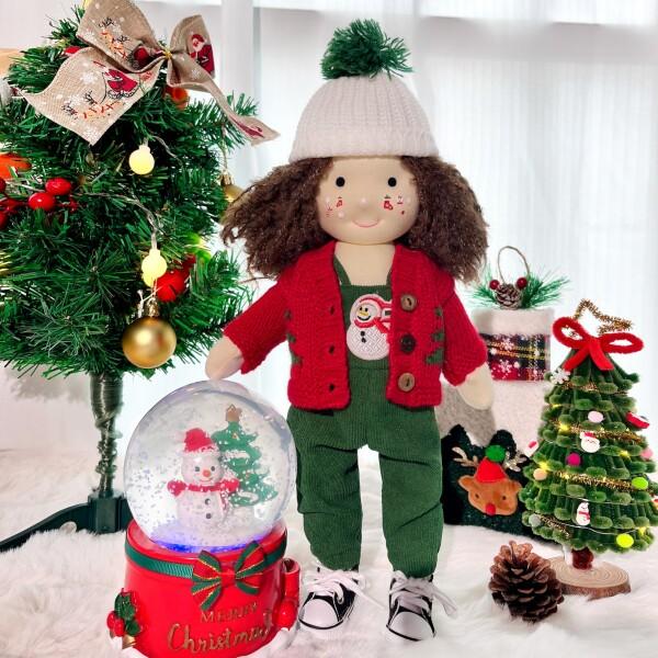 BlissfulPixie ウォルドルフ人形 手作り人形 Waldorf Doll - Daniel 30cm 柔らかい 男の子 ハンサム ぬいぐる_4