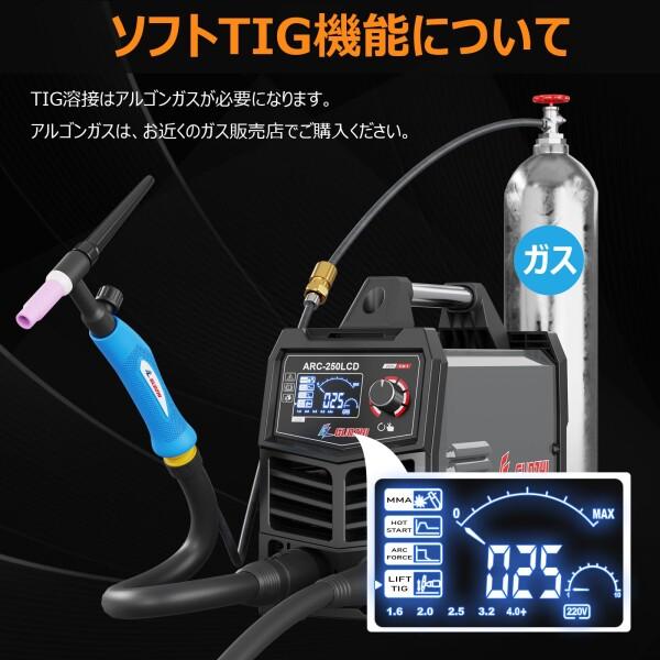GZ GUOZHI 溶接機 200V 250A 被覆アーク溶接機 インバーター直流