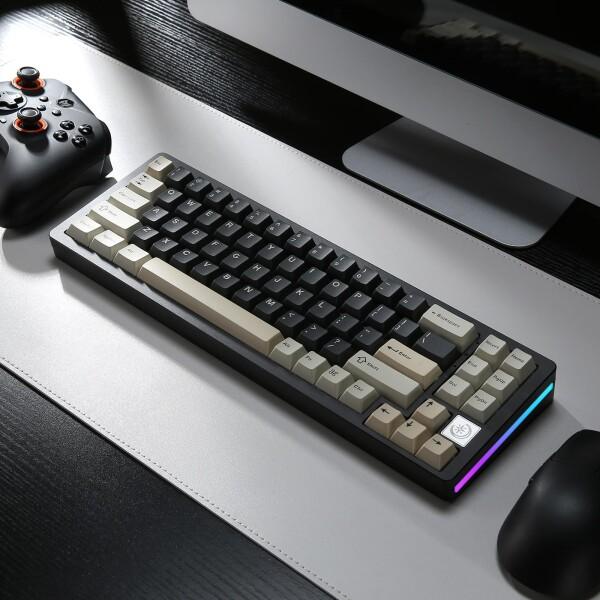 YUNZII AL71 68% ゲーミングキーボード フルアルミCNC ホットスワップ