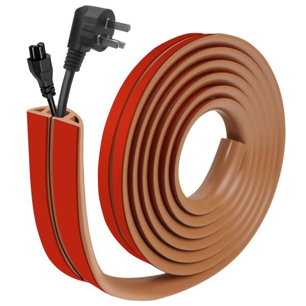 フロアコードカバー ケーブルカバー 配線カバー ケーブルプロテクター 配線隠し 床用モール 床 の商品画像