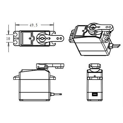 ゾースカイ DS3225* 25kg高トルク フルメタルデジタル