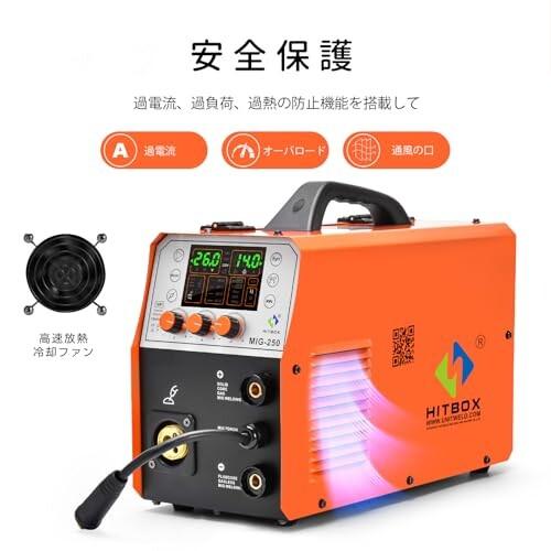 HITBOX 溶接機半自動溶接機 最大出力180A 100V/200V兼用 1台4役電気