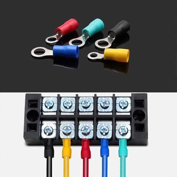 PENGLIN 200PCS 絶縁付圧着端子セット 絶縁被覆付 U型/Y型端子 PENGLIN 200PCS 絶縁付圧着端子セット 絶縁被覆付 U型/Y型端子