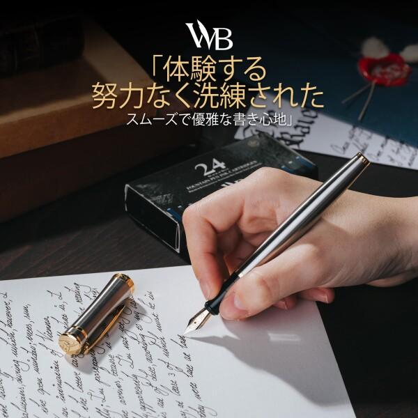 万年筆インク　まとめ売り ワーズワース & ブラック 万年筆セット 中字 インクカートリッジ
