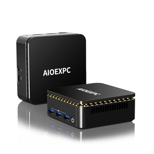 AIOEXPC ミニPC 12GB LPDDR4 512GB SSD インテル CoreTM i3 M.2 2280 PCIe Mini PC ...