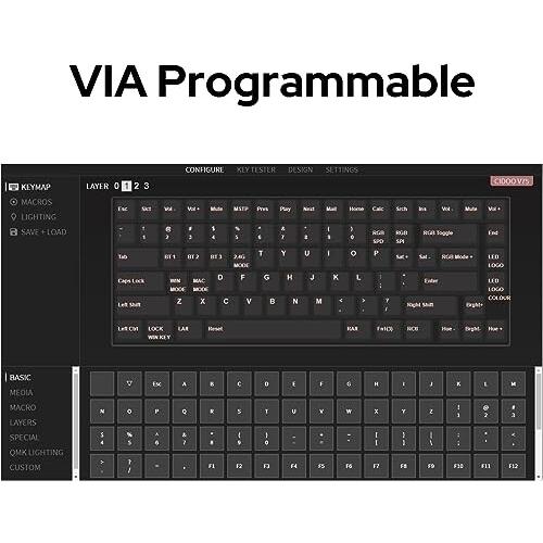 EPOMAKER CIDOO V75 VIA プログラマブル ゲーミングキーボード 