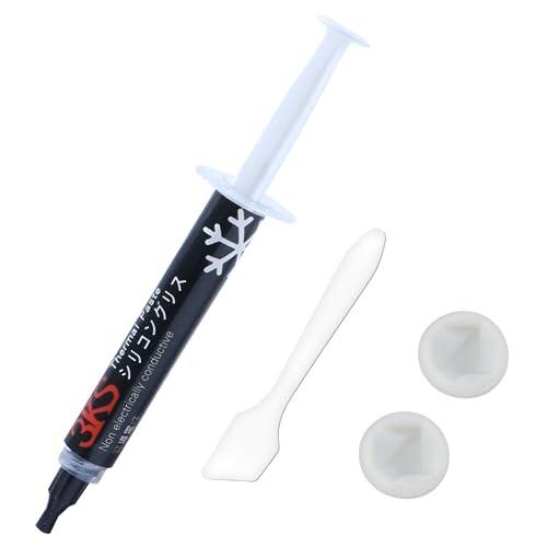 CPUグリス 3KS 16W/M.K 2g 熱伝導グリース 高性能 熱伝導率 絶縁タイプ ヘラ付き 低粘度 耐久性 硅脂 の商品画像