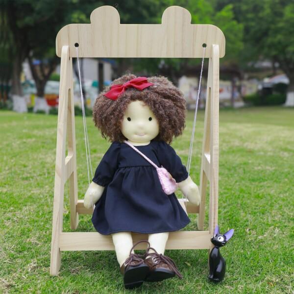 BlissfulPixie Waldorf Doll 手作り人形 - Ignacy 12\" 柔らかい 女の子 かわいい ぬいぐるみ 子供たちに最適の画像