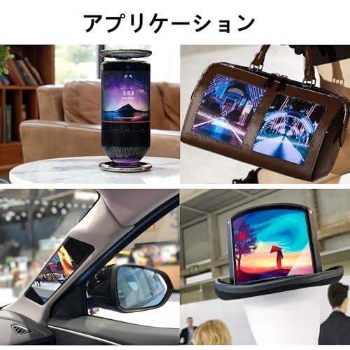 折り曲げ可能なディスプレイ裏表2枚wisecoco 6インチ 2K Amazon.co.jp: wisecoco 6インチ 2K 2880 * 1440 フレキシブル