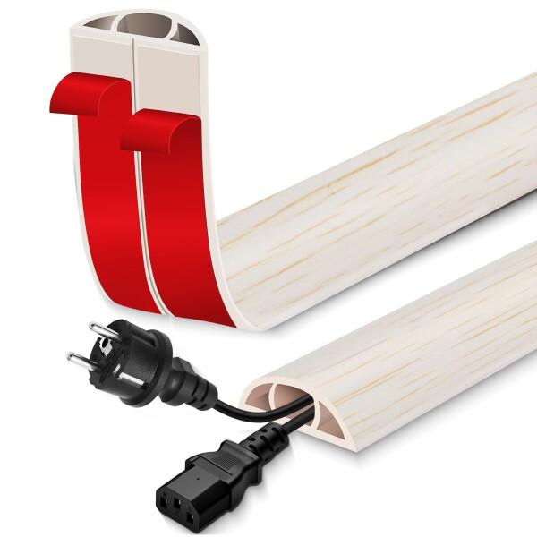 フロアコードカバー ケーブルカバー 配線カバー ケーブルプロテクター 配線隠し 床用モール 床 の商品画像