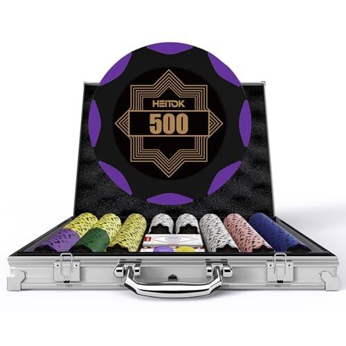 テキサスホールデム用クレイポーカーチップセット 500枚 プロ 