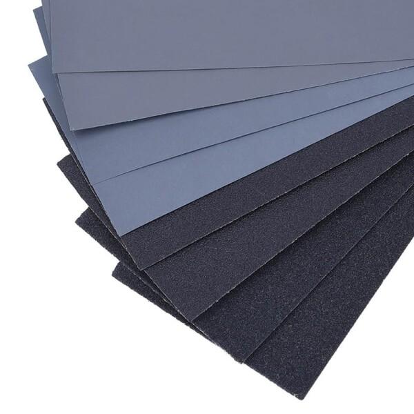 紙やすり 紙ヤスリ 耐水ペーパー セット サンドペーパー かみやすり 10種類30枚 セット 中目 細目 の商品画像