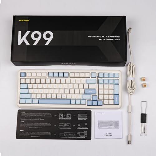 MCHOSE K99 ブラックメカニカルキーボード