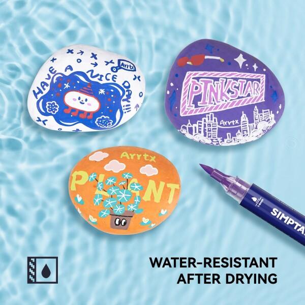 Arrtx アクリルマーカー Simptapシリーズ ペイントペン ブラシ