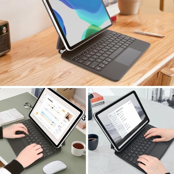 RiiiKa（リーカ） マジックキーボードRii HL128 iPad Air 4/5/6、iPad