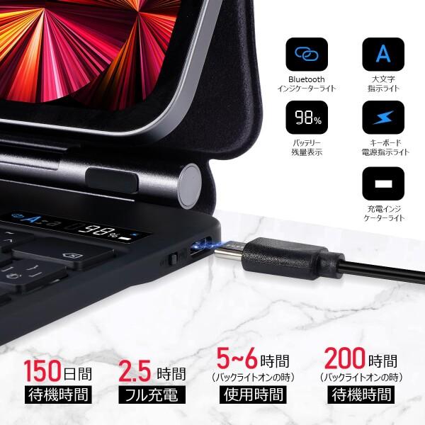 SOPPY マジックキーボード iPad 第10世代 10.9インチ キーボード付き