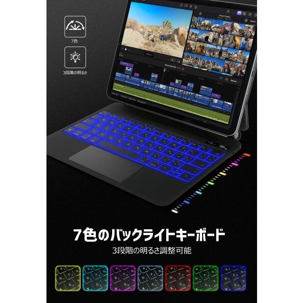 SOPPY マジックキーボード 2024 iPad Air6 (M2) 11インチ Pro第1/2/3/4