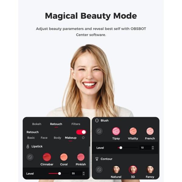 OBSBOT MEET2 4K Webカメラ ウェブカメラ 4800万画素 Amazon.co.jp: OBSBOT MEET 2 4K Webカメラ ウェブカメラ AI搭載