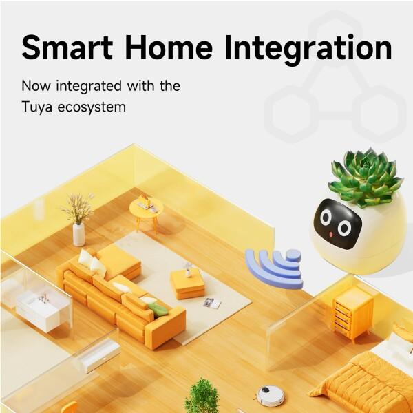 PLANTSIO スマートペットプランター ロボットガイダンス 絵文字付き 絵文字付き 愛らしい植物の仲_6