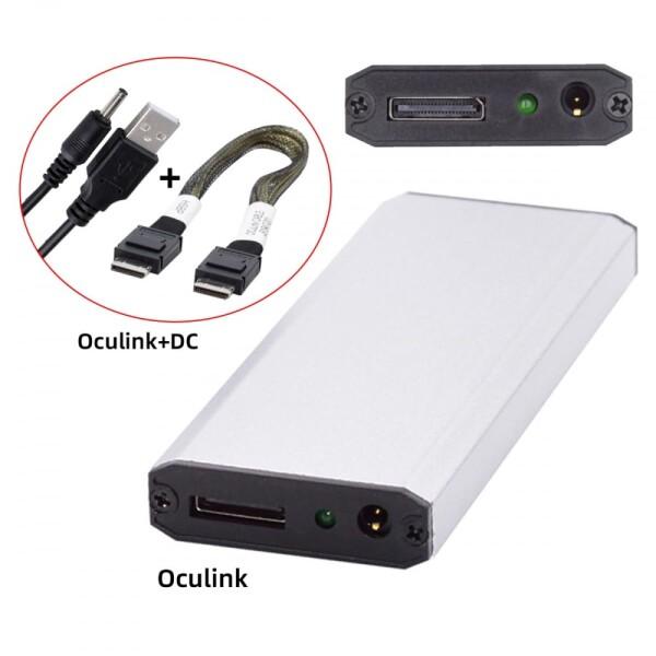 CY 外付け Oculink SFF-8612 SFF-8611 から M.2 NGFF M-Key から NVME PCIe SSD 2280 SSD エンクロージャ アダプタ (メ_5