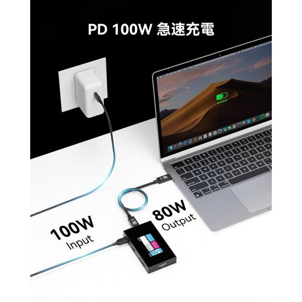 DOCKCASE 8-in-1 CFexpress Type B/Type Aカードリーダー タッチスクリーン搭載 UHS-II SD/microSDスロット、4K HDMの画像