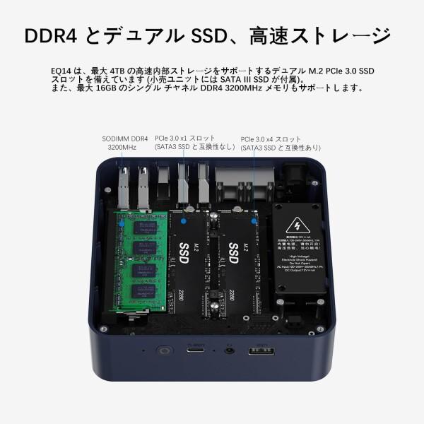 Beelink ミニPC インテル Twin Lake-N150 プロセッサー 最大3.6 Beelink ミニPC インテル Twin Lake-N150 プロセッサー 最大3.6