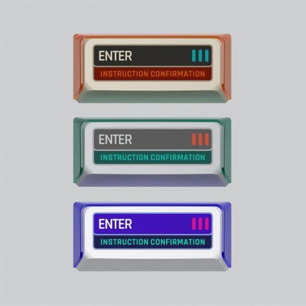 KeyTok CTRL シリーズ キーキャップ（122キー）/MX互換性/メカニカル