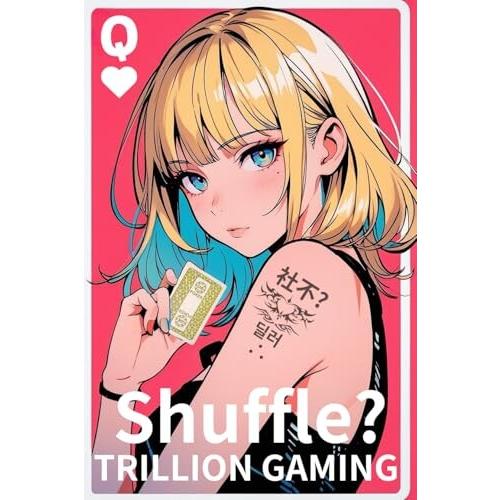 TRILLION GAMING playing Card 4色トランプ (CANDY PINK)カット TRILLION GAMING playing Card 4色トランプ (CANDY PINK)カット