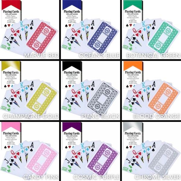 カジノ導入数全国NO.1」TRILLION GAMING Playing Card 4色トランプ