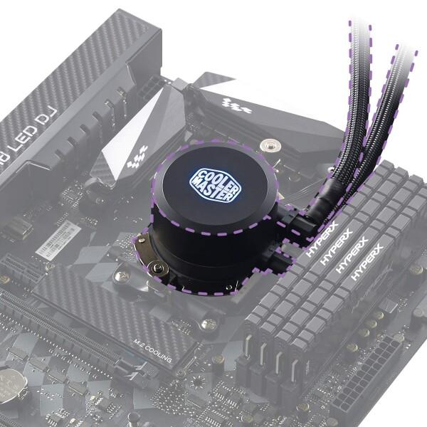 Cooler Master MasterLiquid ML240L RGB 水冷CPUクーラー (Intel Cooler Master MasterLiquid ML240L RGB 水冷CPUクーラー (Intel