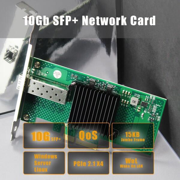 Mellanox ConnectX-3 PCIe x4 NIC 10 Gigabit 10GBe SFP CX311A netwerkkaart 10Gb