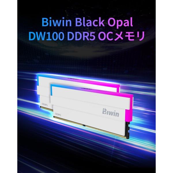 Biwin DW100 DDR5 6400MT/s (PC5-51200) デスクトップPC用メモリ