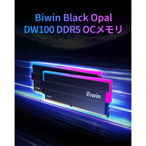 Biwin DW100 DDR5 6400MT/s (PC5-51200) デスクトップPC用メモリ 32GB