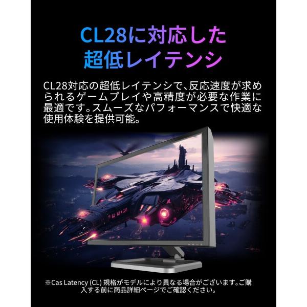 Biwin DW100 DDR5 6400MT/s (PC5-51200) デスクトップPC用メモリ 32GB