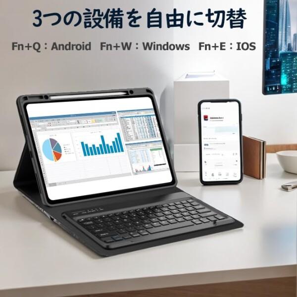 IVEOPPE iPad pro (M4 M5) 13インチ 専用キーボード付きケース 軽量