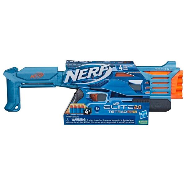 Nerf Elite 2.0 Tetrad QS-4ブラスター、ナーフエリートダーツ4本