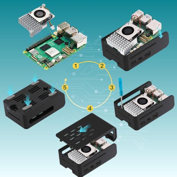 iRasptek for Raspberry Pi 5/ラズベリーパイ5 RAM 8GB ? 64GB iRasptek for Raspberry Pi 5/ラズベリーパイ5 RAM 8GB ? 64GB