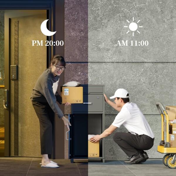 Claiks 宅配ボックス ポスト 大容量 宅配BOX 宅配 置き配 防水 Claiks 宅配ボックス ポスト 大容量 宅配BOX 宅配 置き配 防水