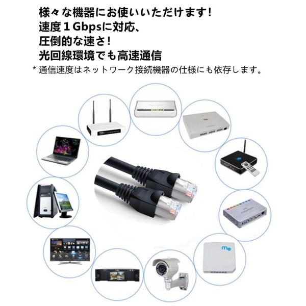 100m CAT5e 屋外仕様 2重被覆 LANケーブル 屋外用 POE対応 ランケーブル 難燃性 耐候性 高耐久 専用ピ_3