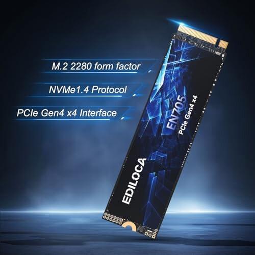 Ediloca EN705 SSD 2TB PCIe Gen4 NVMe M.2 2280 PS5動作確認