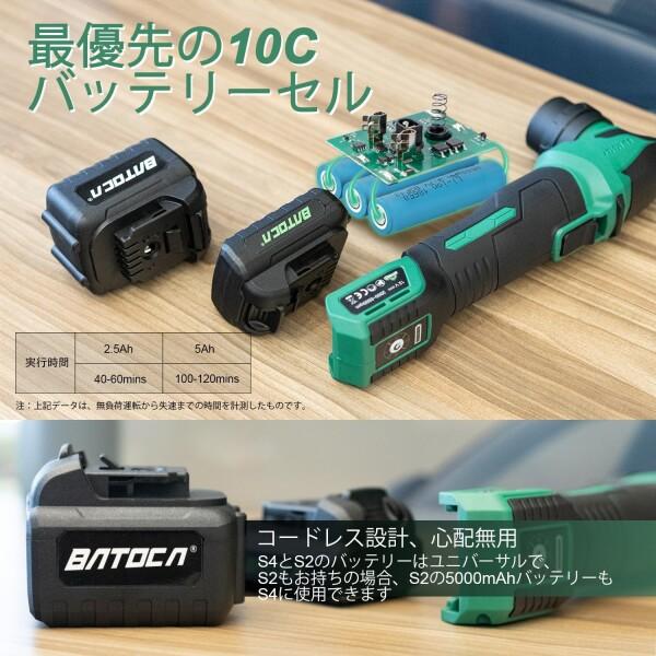 BATOCA S4 ポリッシャー コードレス ミニ 30mm/75mm ダブル BATOCA S4 ポリッシャー コードレス ミニ 30mm/75mm ダブル