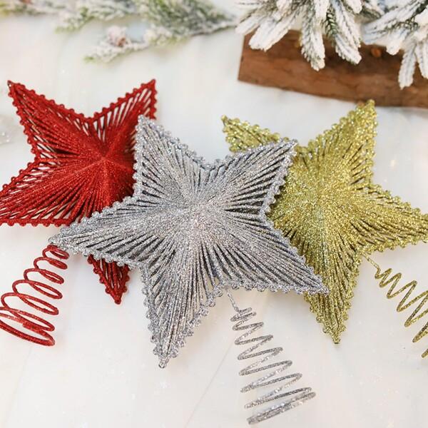 ツリートップ 星 クリスマスツリー トップスター 23*20cm 五芒星